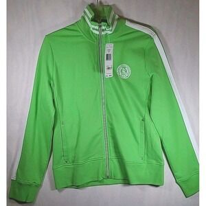 NWT LRL LAUREN ACTIVE RALPH LAUREN WOMENS KNIT ZIPPER JACKET WOMENS SIZE LARGE